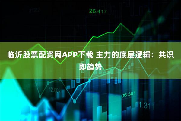 临沂股票配资网APP下载 主力的底层逻辑：共识即趋势